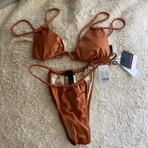 NWT LA Hearts copper bikini